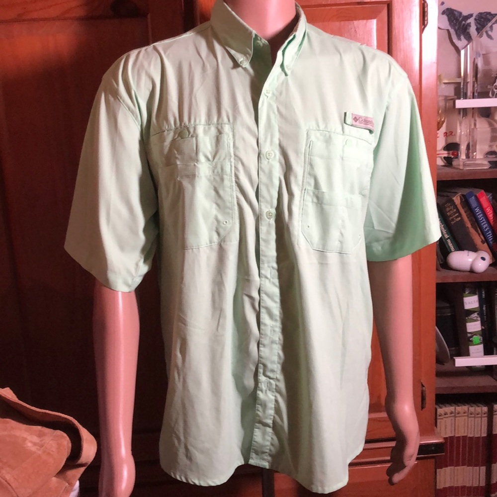 LK NW COLUMBIA UPF 30+SUN PROTECTION FISHING SHIRT